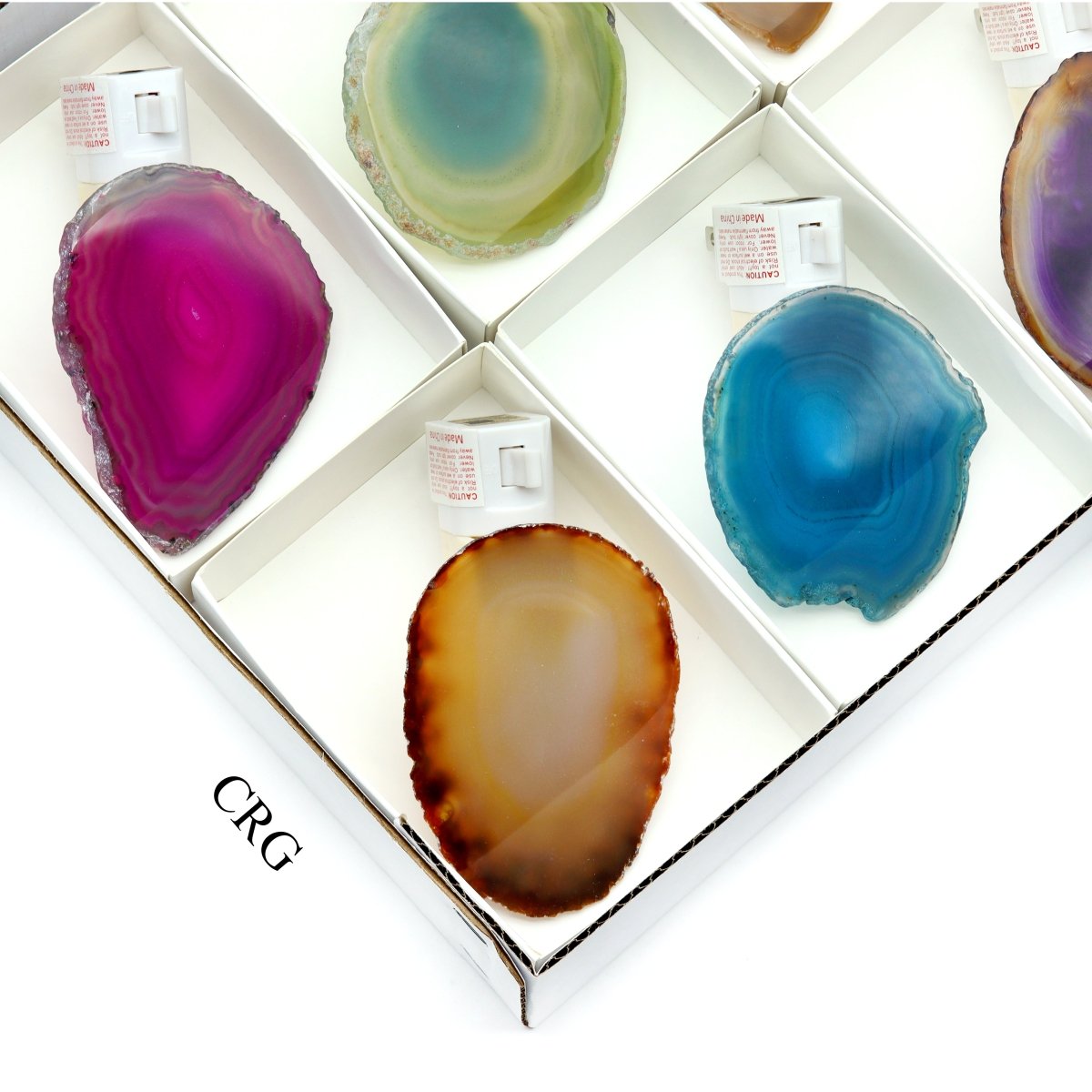 8 Piece Flat - Agate Nightlights