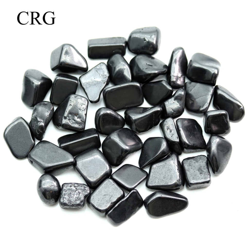 8 oz. LOT Small Tumbled Russian Shungite .5"-1.5" avg.