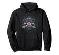 Animal Moth Insect Sacred Geometry Pagan Hoodie - Unique Graphic Men Women