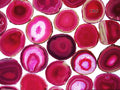 Pink Agate Slice Size #5 (5 To 5.5 Inches) (1 Piece)