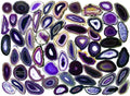 Purple Agate Slice Size #2 (3 To 3.5 Inches) (1 Piece)