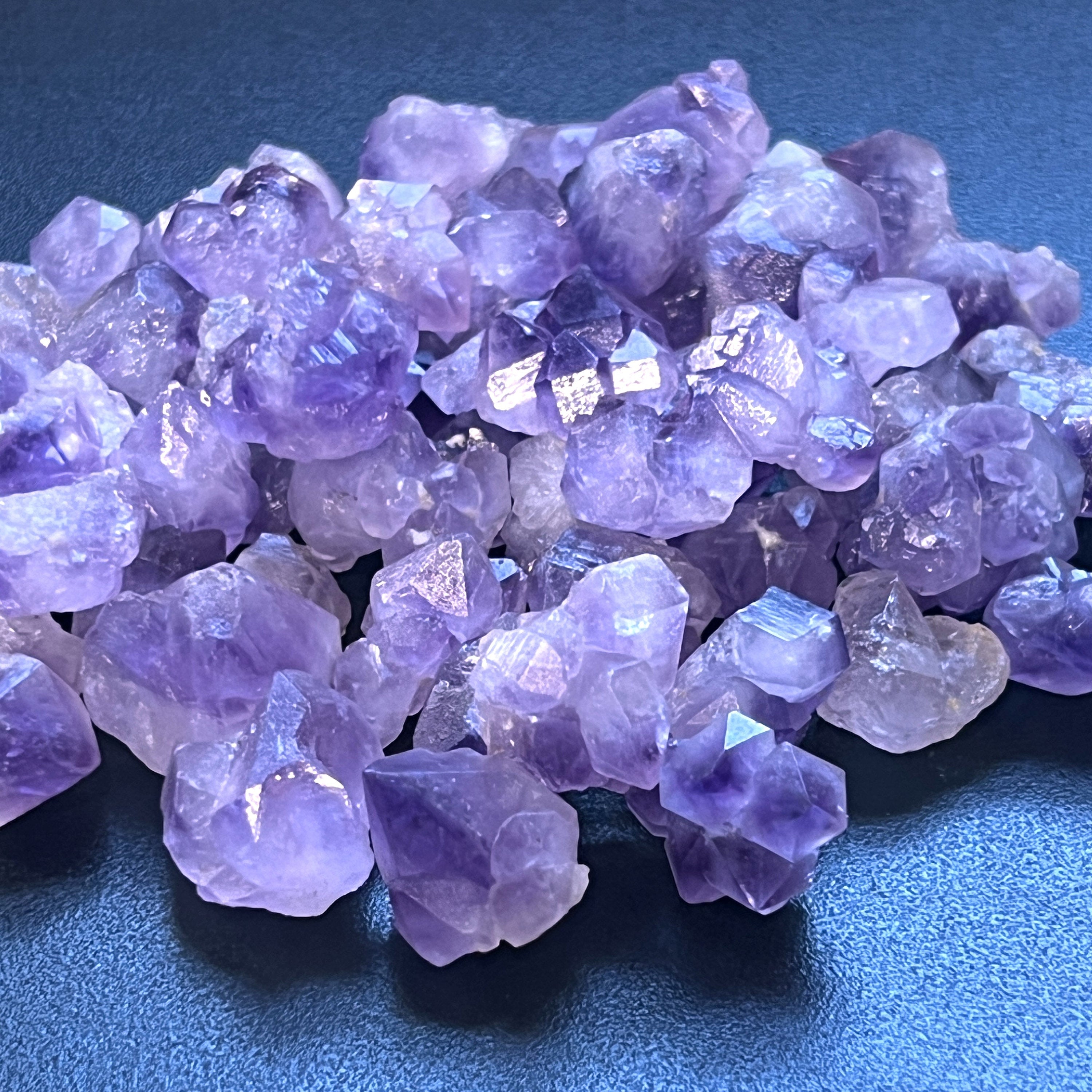Amethyst Mini Crystal Clusters (3 Pcs) Raw Gemstones
