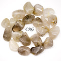8OZ LOT - Rutilated Quartz Tumbled Stones from South Africa