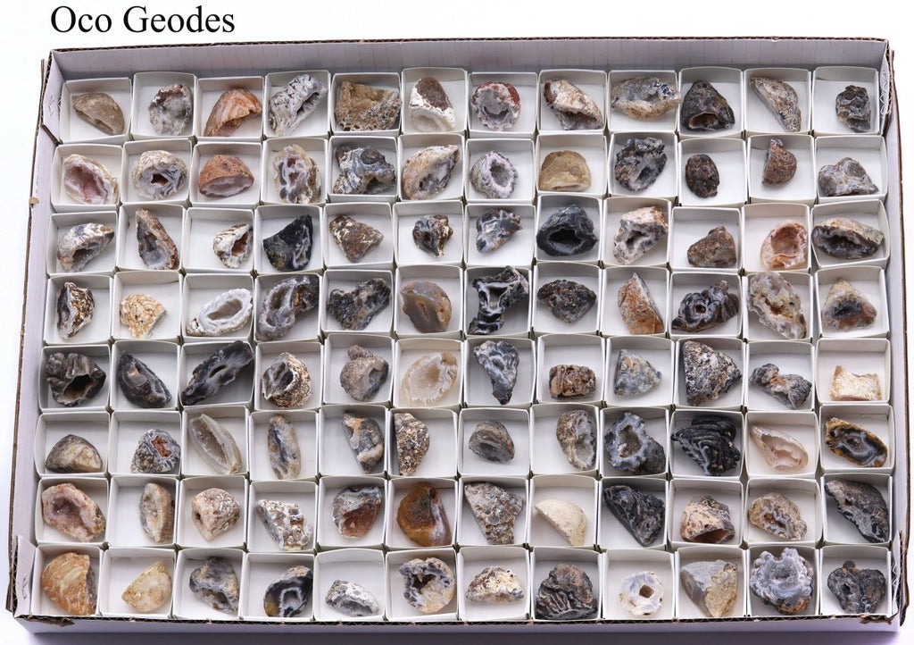 96 Piece Flat - Mini Occo Geodes