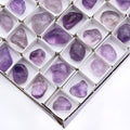 96 Piece Flat - Tumbled Amethyst