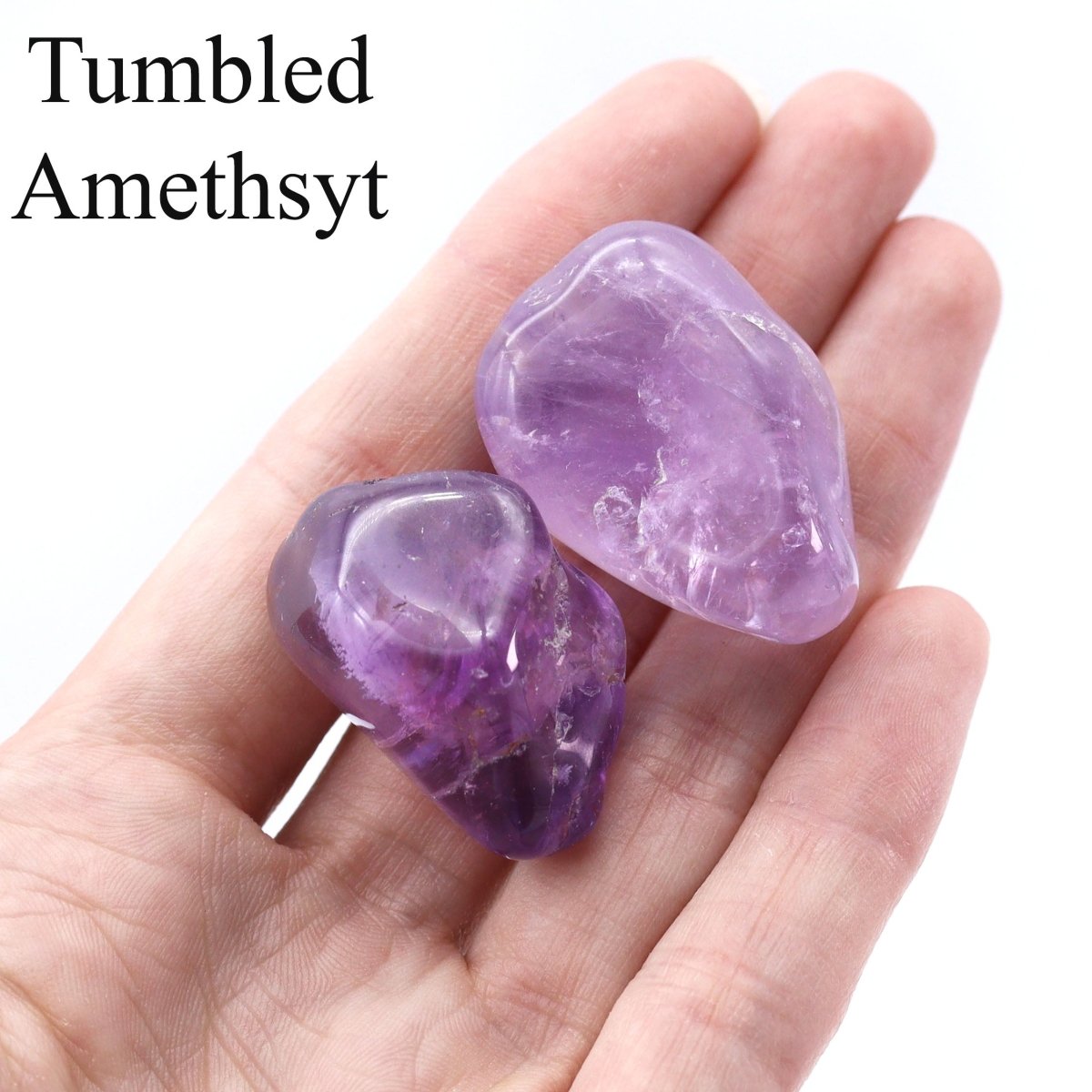 96 Piece Flat - Tumbled Amethyst