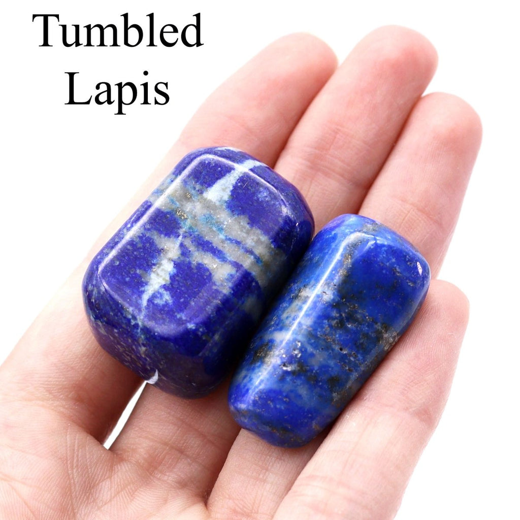96 Piece Flat - Tumbled Lapis