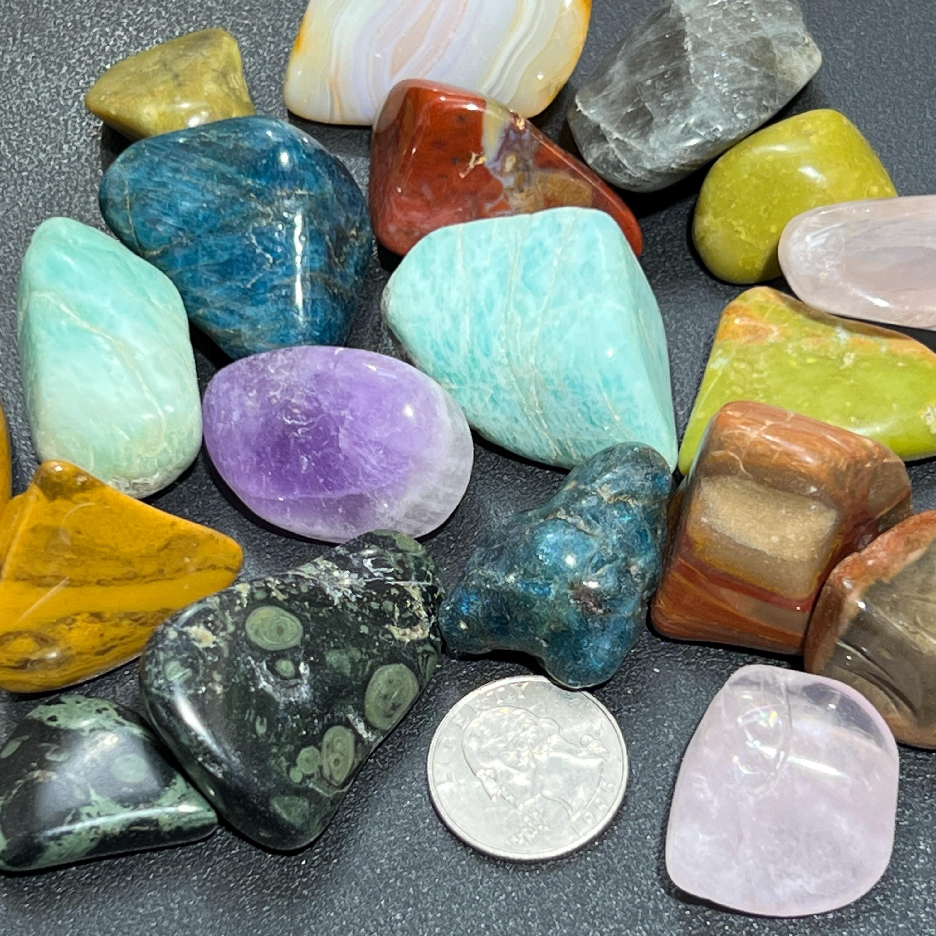 Assorted Tumbled Stones And Crystals Mix (By The Ounce or Pound)