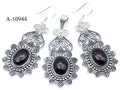 A-10944 Garnet 925 Sterling Silver Jewelry 27g