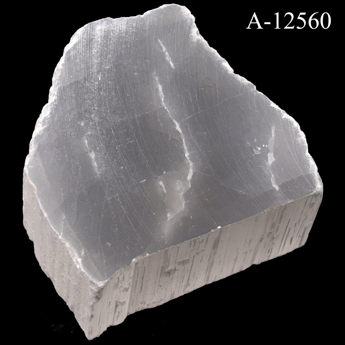 A-12560 Selenite TV Rock - 9.1 oz
