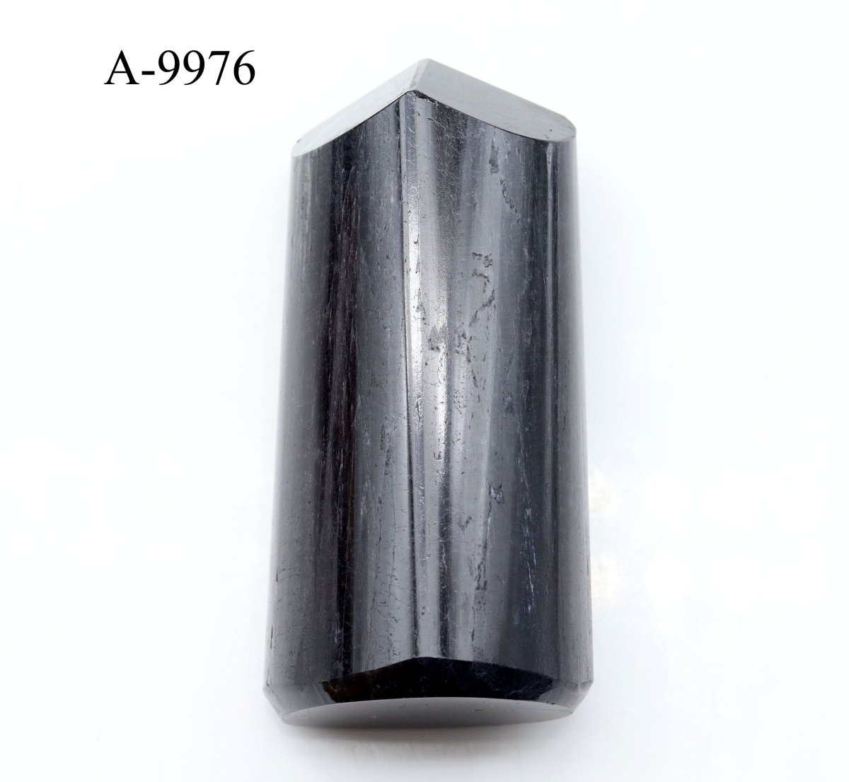 A-9976 Black Tourmaline Full Polished Tower 10.1oz.