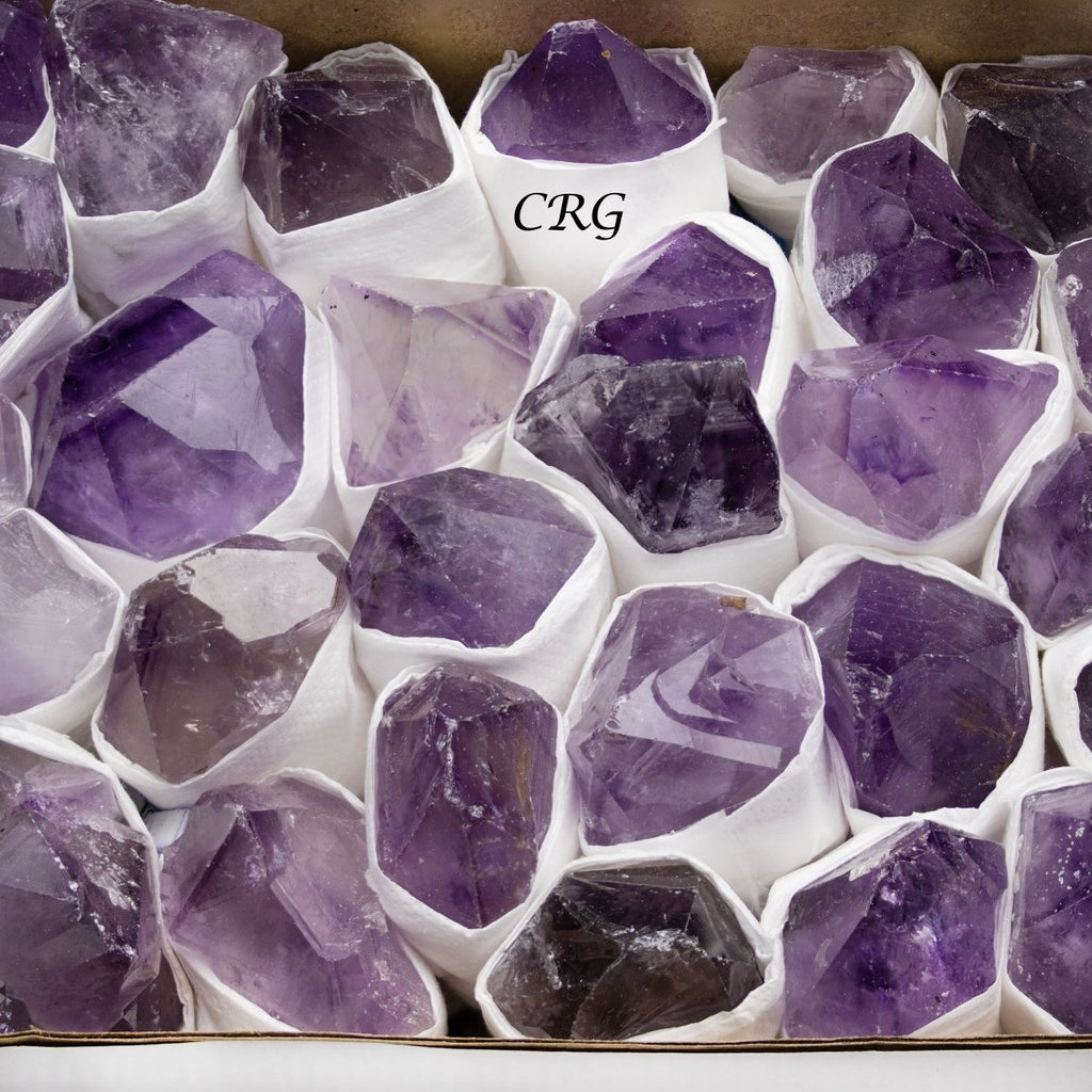Amethyst Points / A Grade / 2-4" AVG - 1 FLAT