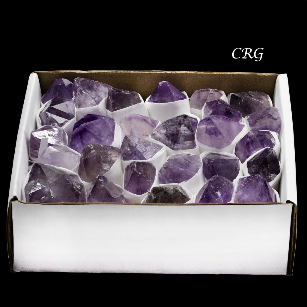 Amethyst Points / A Grade / 2-4" AVG - 1 FLAT