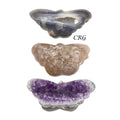 Agate Druzy Butterflies / 2-5" AVG - 1 KILO LOT