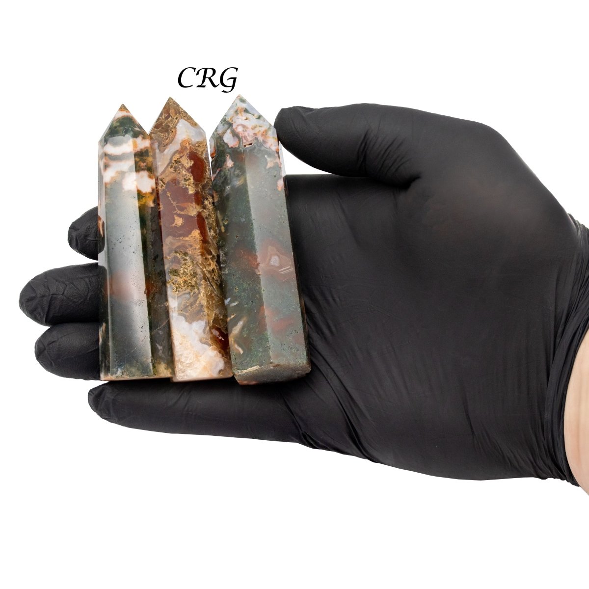 Red Moss Agate Towers / 70mm AVG - 1 KILO LOT