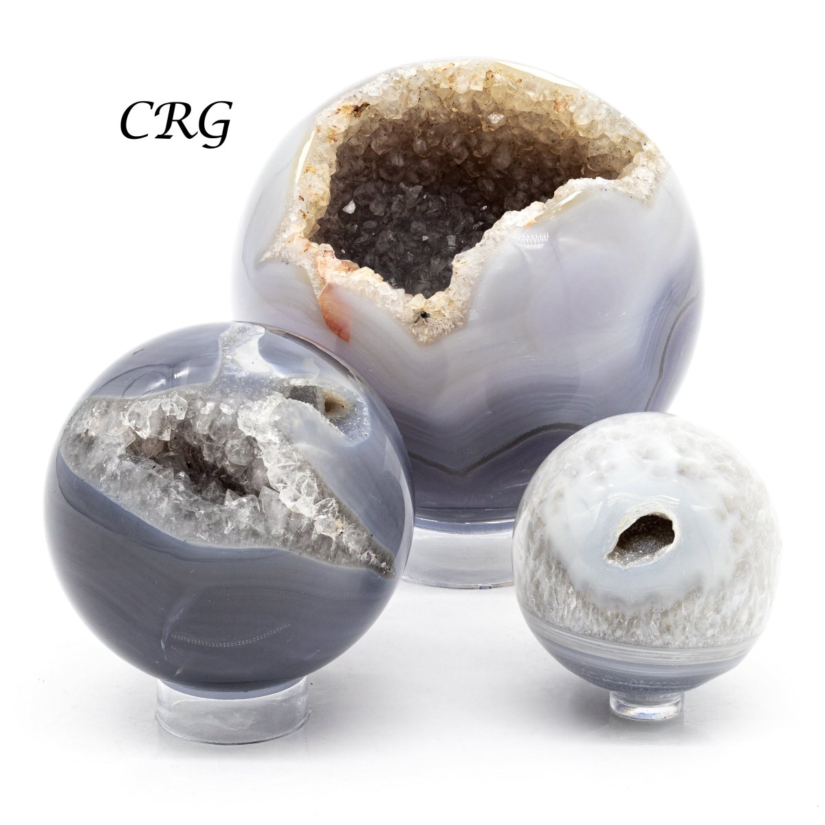 Agate Druzy Spheres / 300-700g AVG - 1 KILO LOT