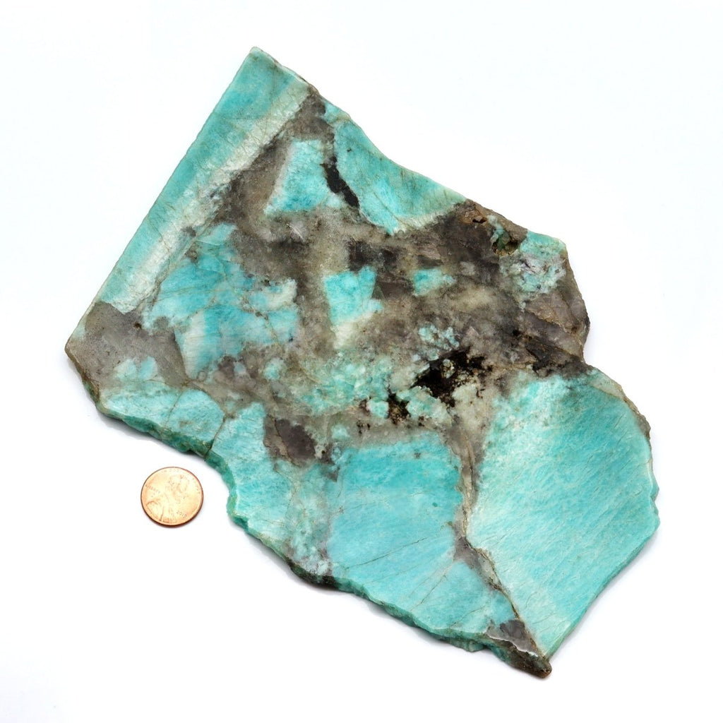 Amazonite Slab from Madagascar / 5"-7" AVG