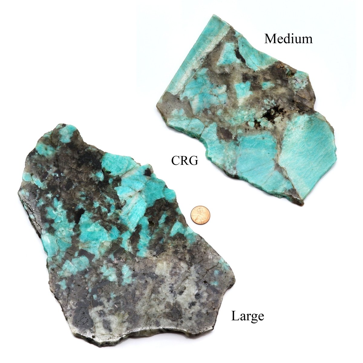 Amazonite Slab from Madagascar / 7"-10" AVG