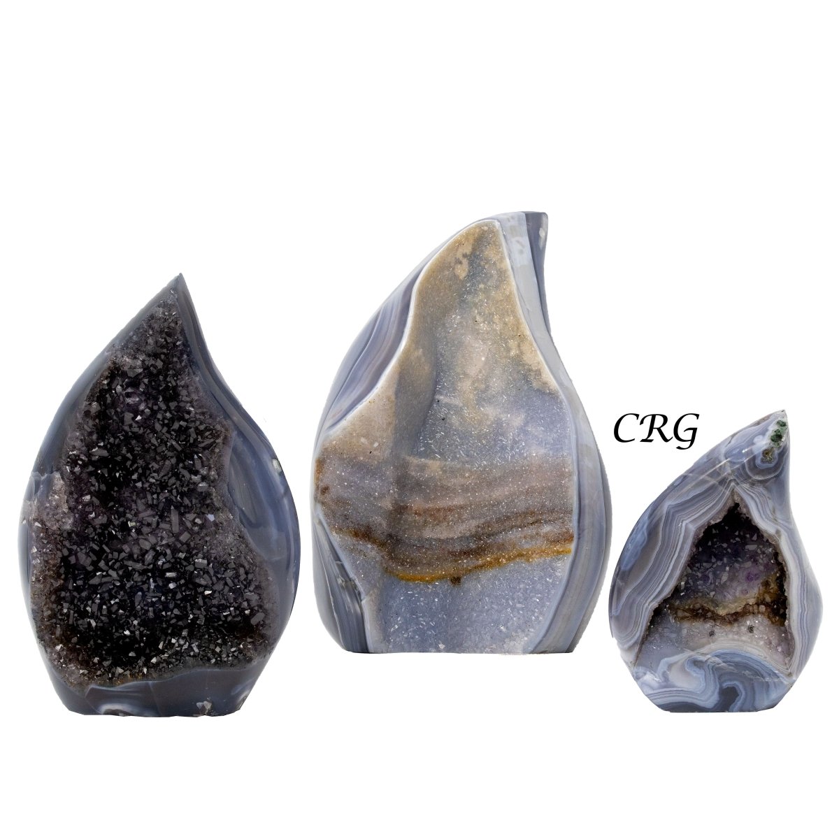 2 Kilo Lot. - Amethyst Druzy Flames