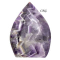 Chevron Amethyst Flames / 3.5" AVG - 1 LB. LOT