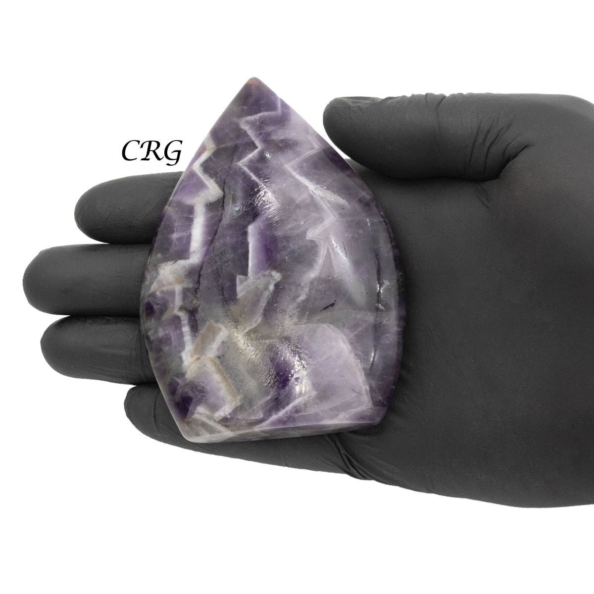 Chevron Amethyst Flames / 3.5" AVG - 1 LB. LOT