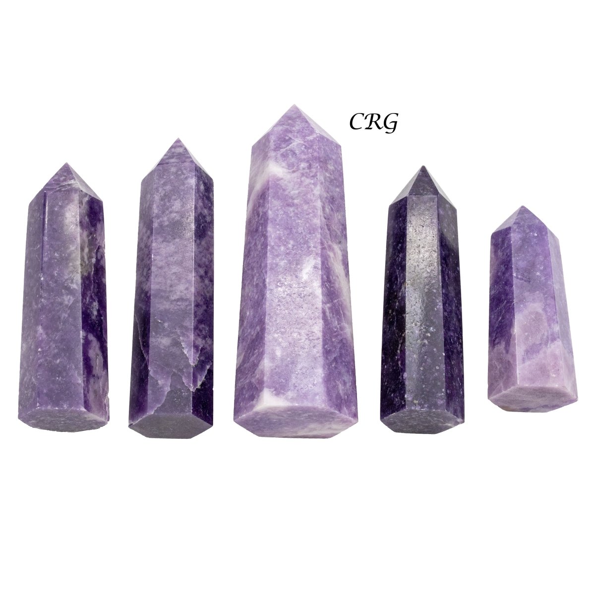 Lepidolite Towers / 4-12cm AVG - 1 LB. LOT