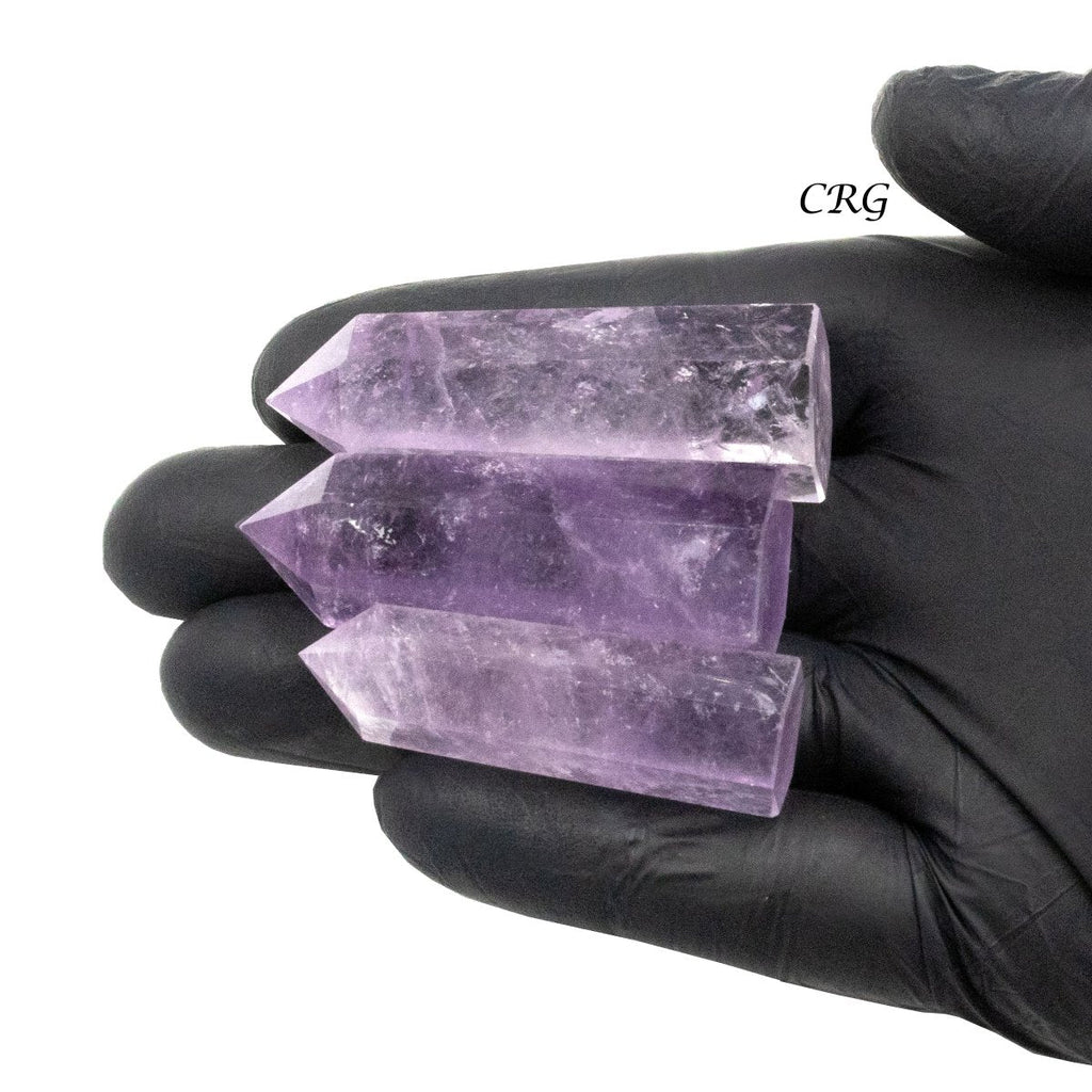 Amethyst Towers / 2.5" AVG - 1 LB. LOT
