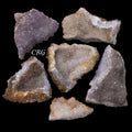 Amethyst Stalactite Geode from Morocco / WHOLESALE FLAT