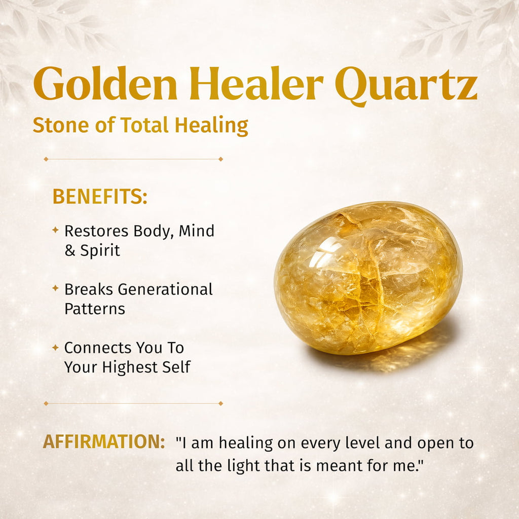 The Master Reset – Golden Healer Quartz Bracelet