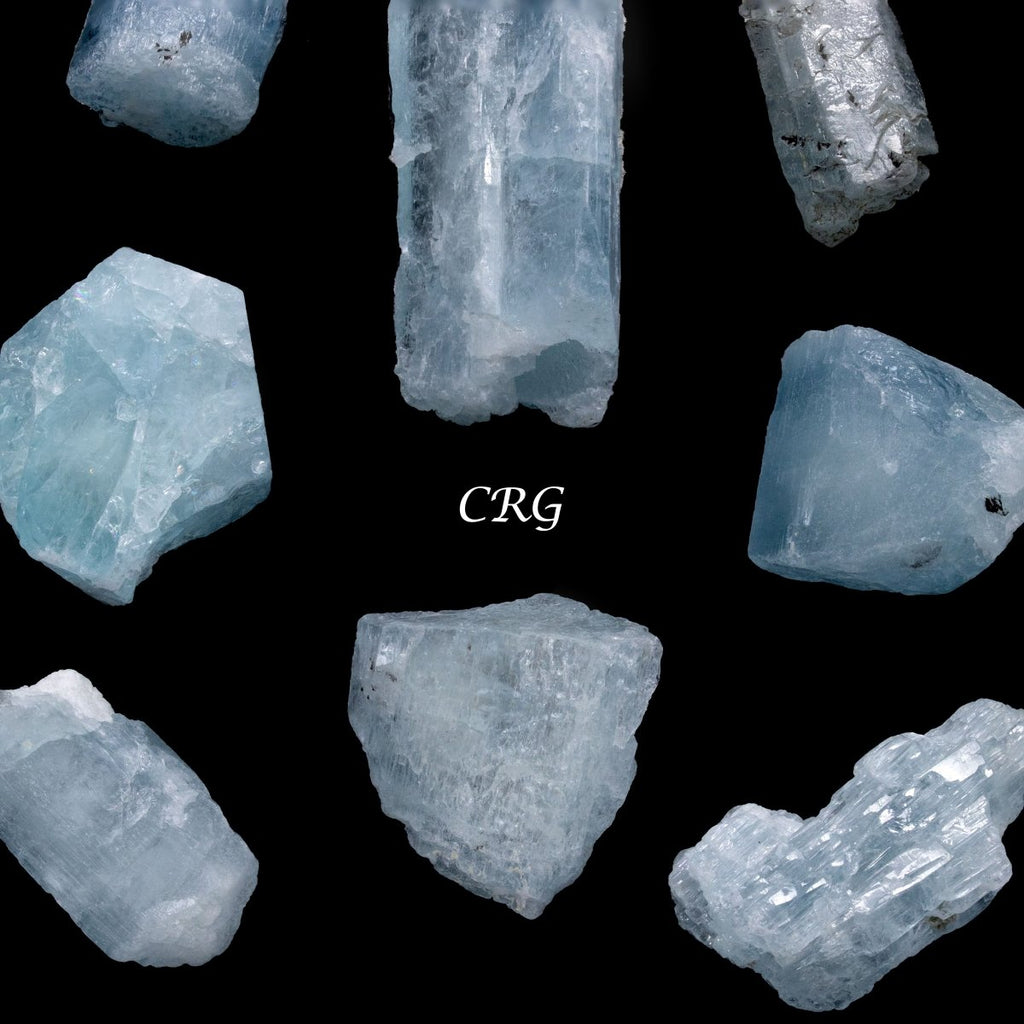 30 Gram Aquamarine Rough Crystals Premium Grade