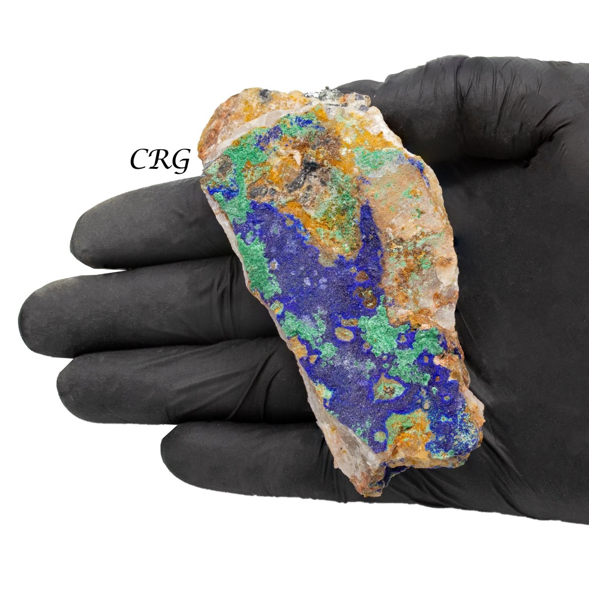 Rough Azurite Druzy from Morocco 1"-3.5" Mixed Sizes / WHOLESALE FLAT