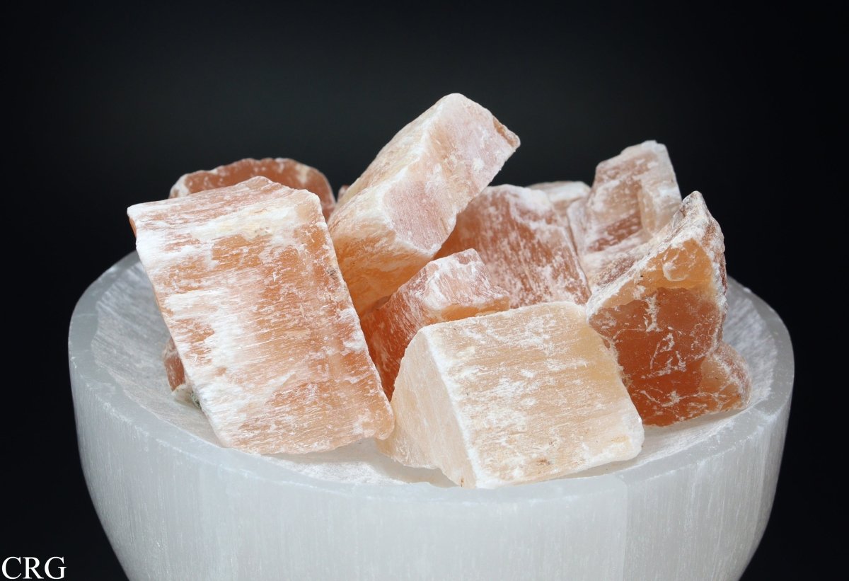 BIG Red Selenite "Fire Bowl" Lamp Qty-1 Wholesale Bulk - CORD AND BULB INCLUDED