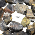 Rough Black and Grey Agate / 1-2" AVG - 1 LB. LOT