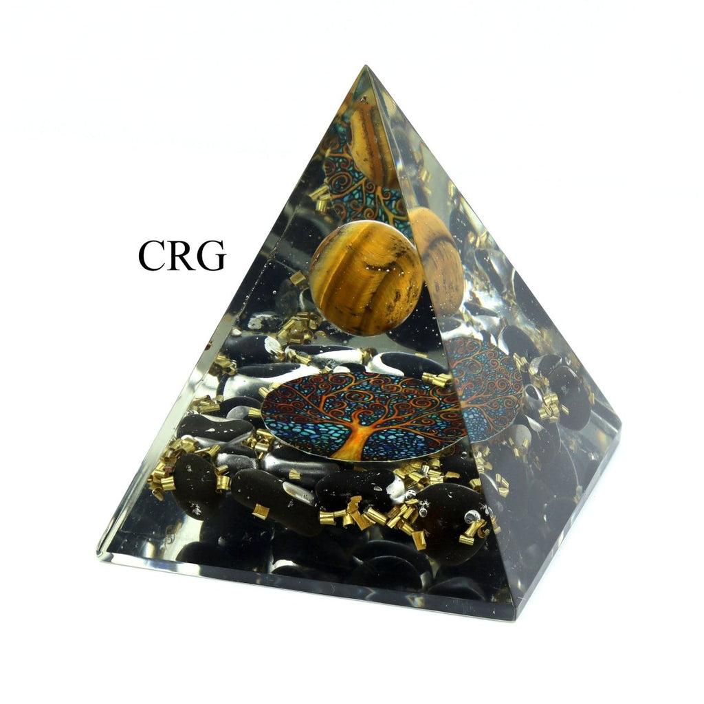 BOXED SET OF 4 -- Orgonite Pyramid Set 1