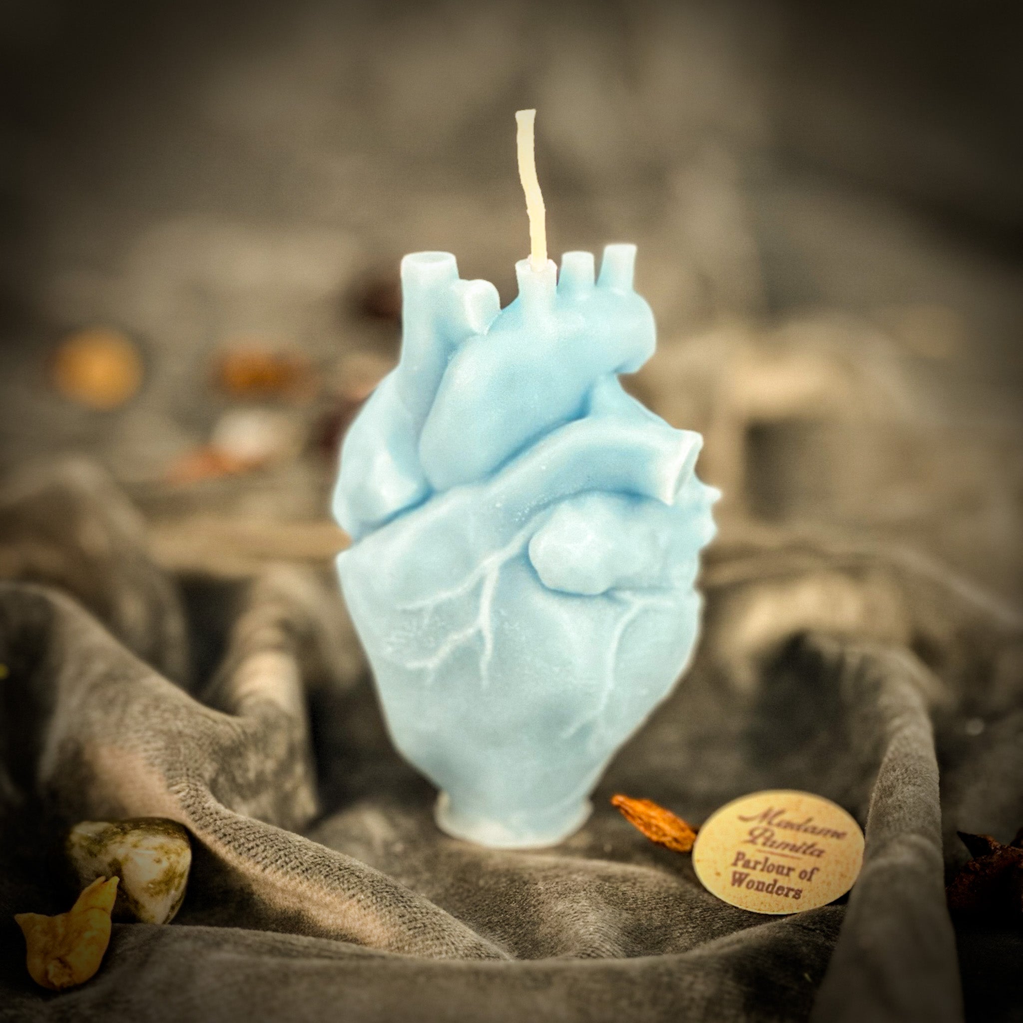 Beeswax Anatomical Heart Spell Candle - Love & Emotional Healing Magic