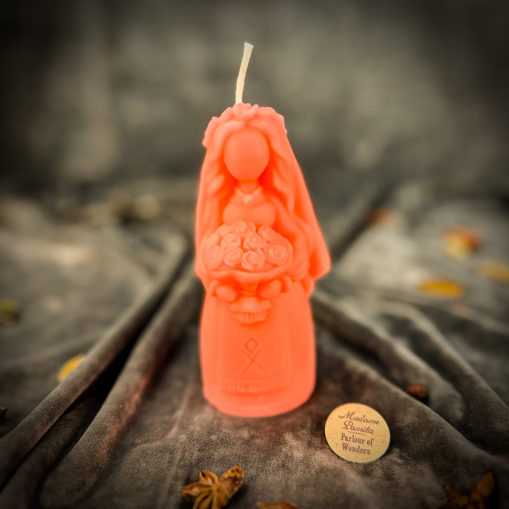 Beeswax Lada Motanka Spell Candle - Ancestral Blessings, Love & Protection