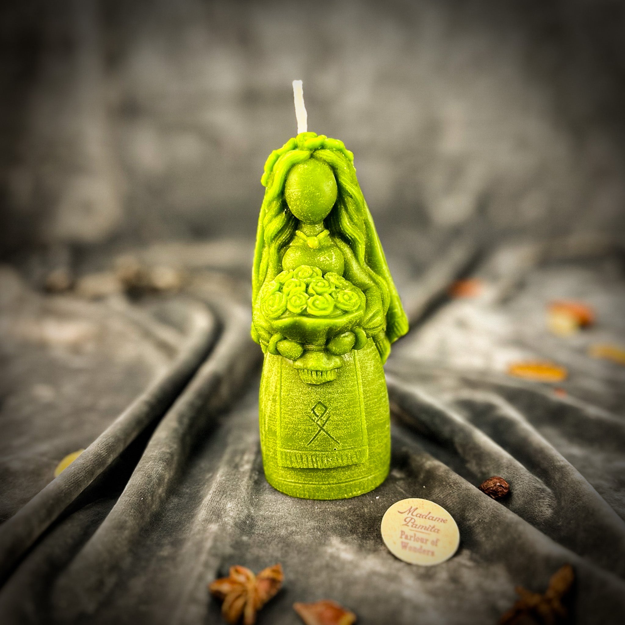 Beeswax Lada Motanka Spell Candle - Ancestral Blessings, Love & Protection