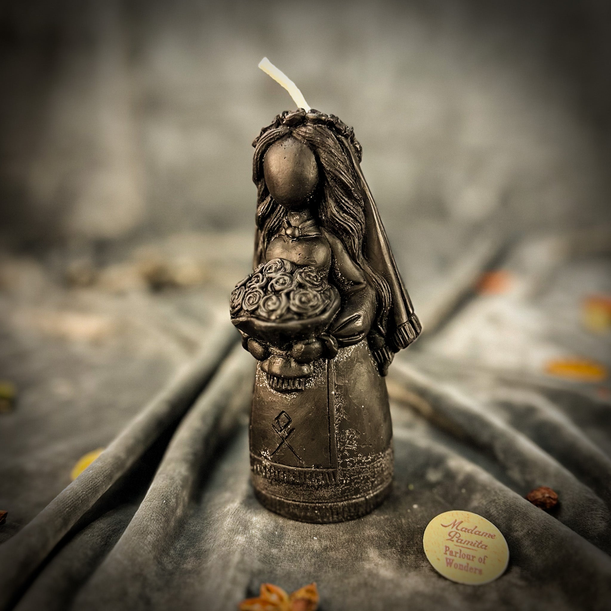 Beeswax Lada Motanka Spell Candle - Ancestral Blessings, Love & Protection