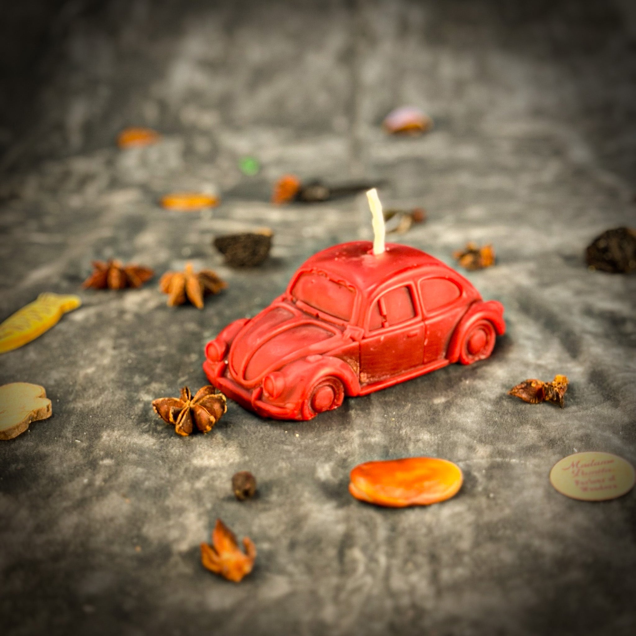 Beeswax Charmed Car Spell Candle - Safe Travels & Vehicle Protection