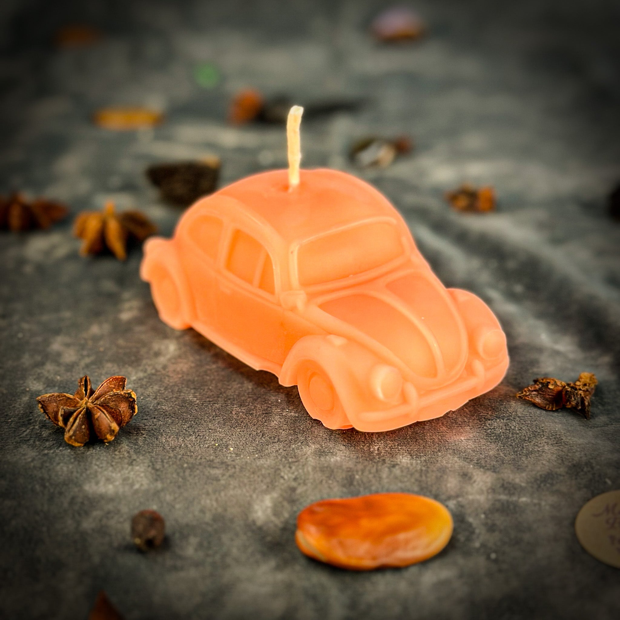 Beeswax Charmed Car Spell Candle - Safe Travels & Vehicle Protection