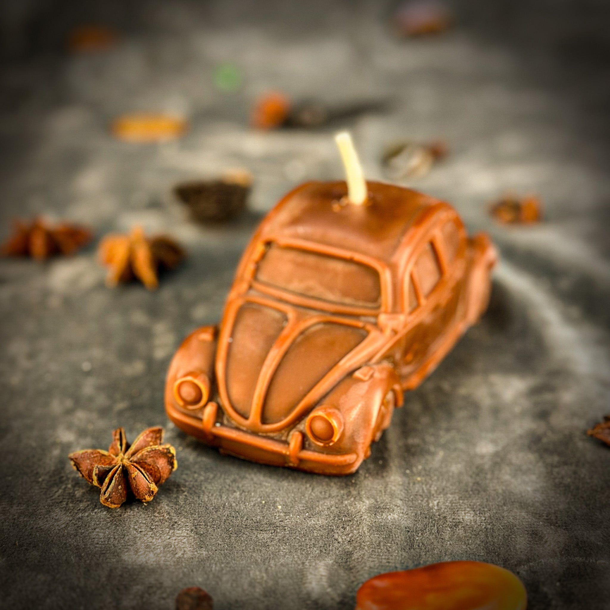 Beeswax Charmed Car Spell Candle - Safe Travels & Vehicle Protection
