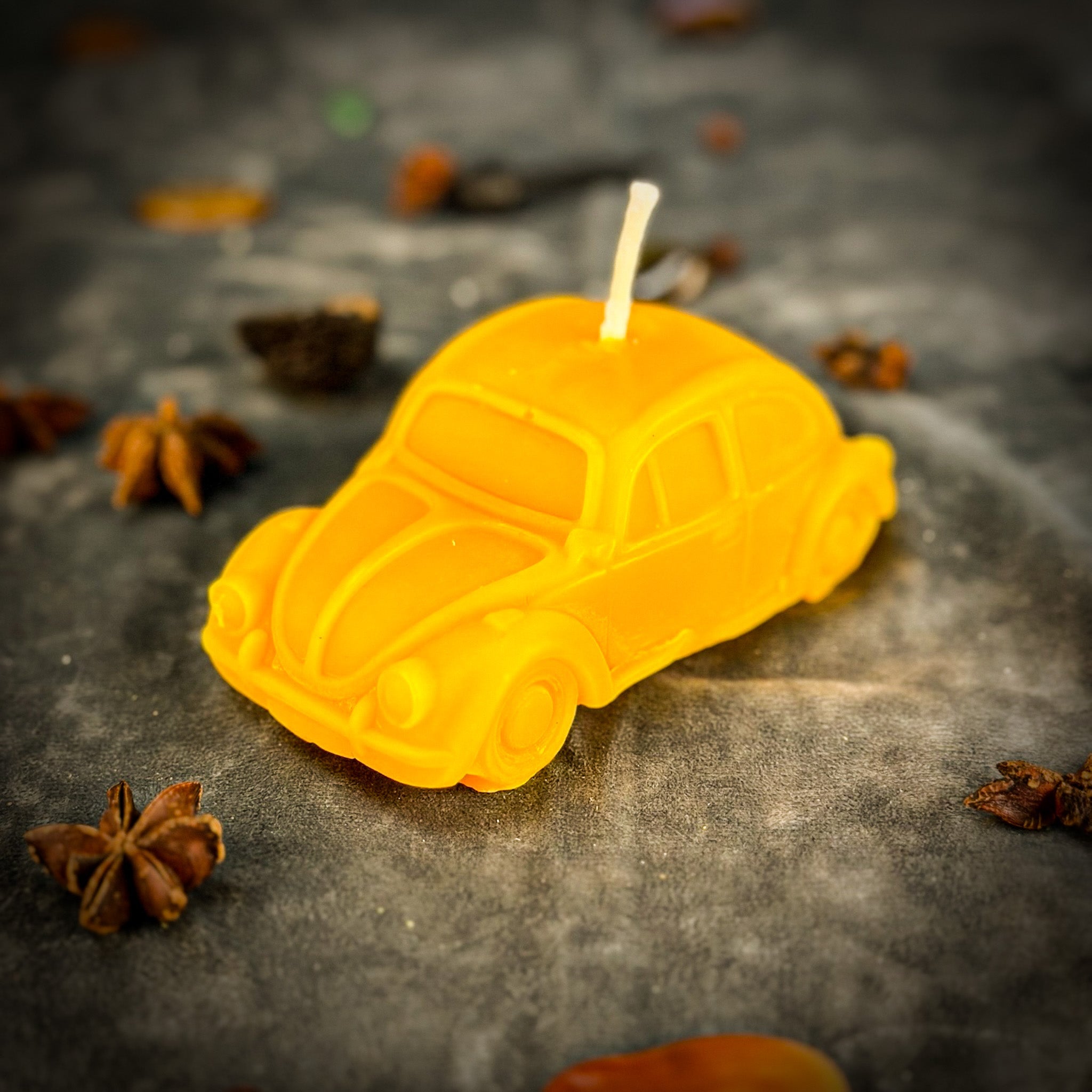 Beeswax Charmed Car Spell Candle - Safe Travels & Vehicle Protection