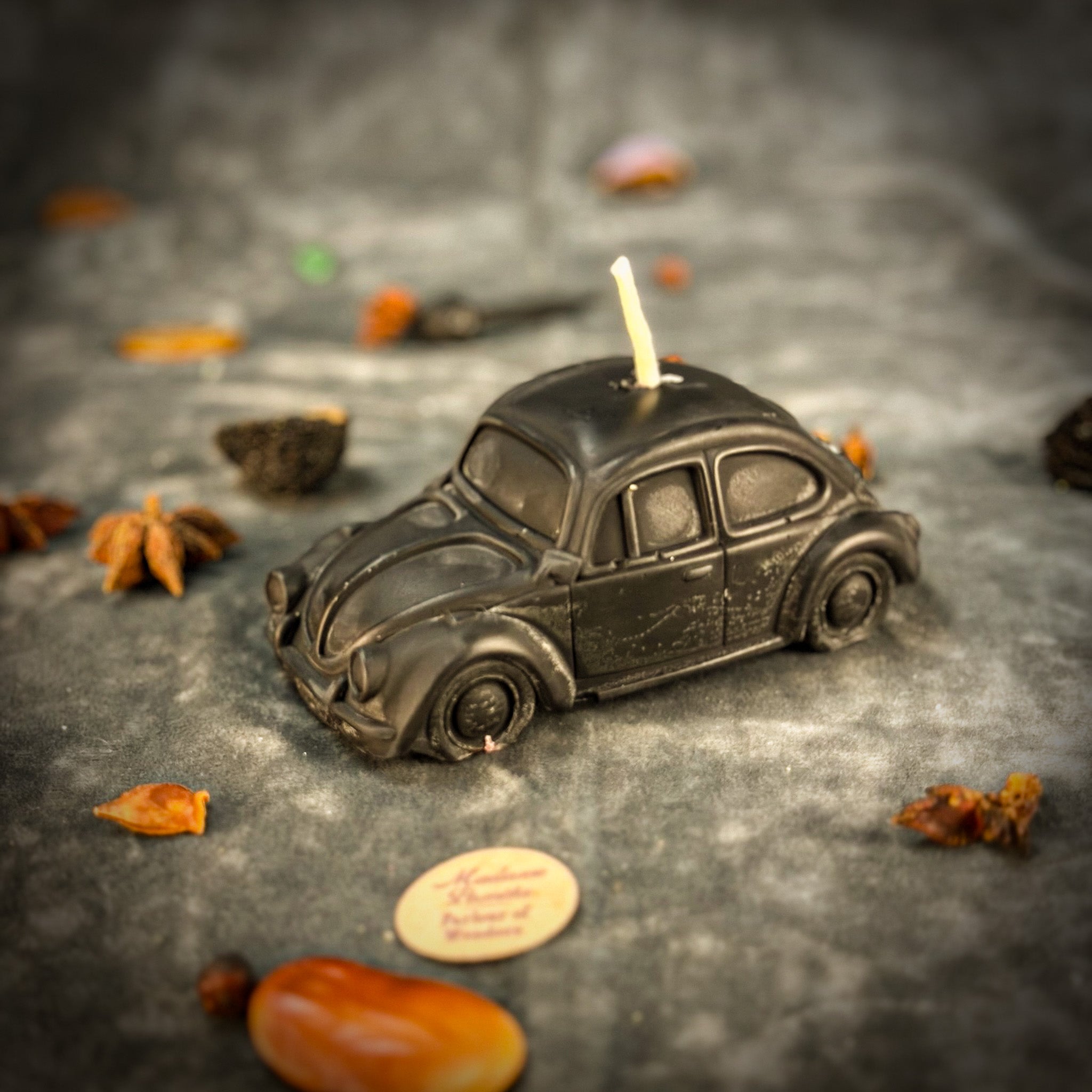 Beeswax Charmed Car Spell Candle - Safe Travels & Vehicle Protection