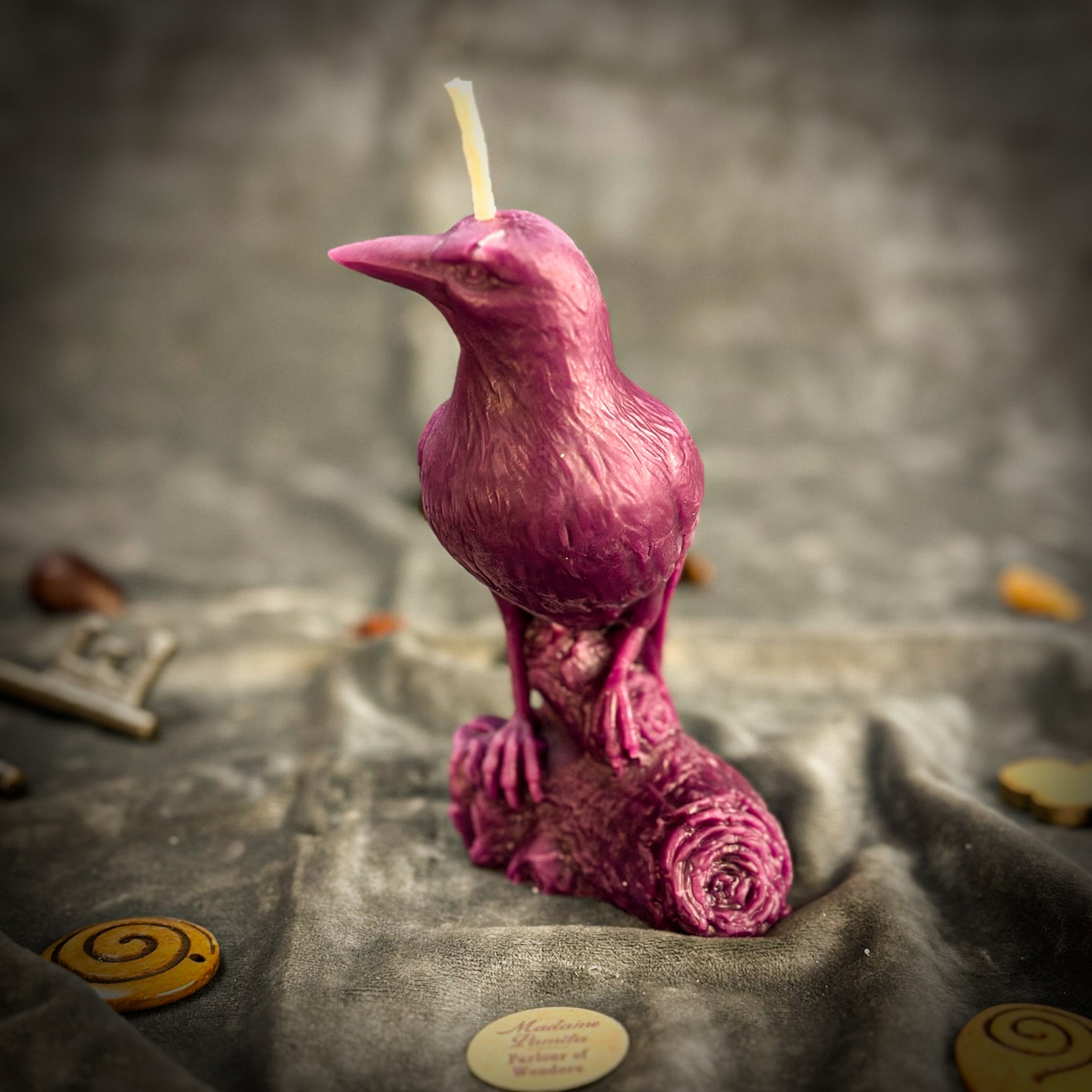 Raven Magic Candle Spell Kit - Intelligence & Spirit World Connection