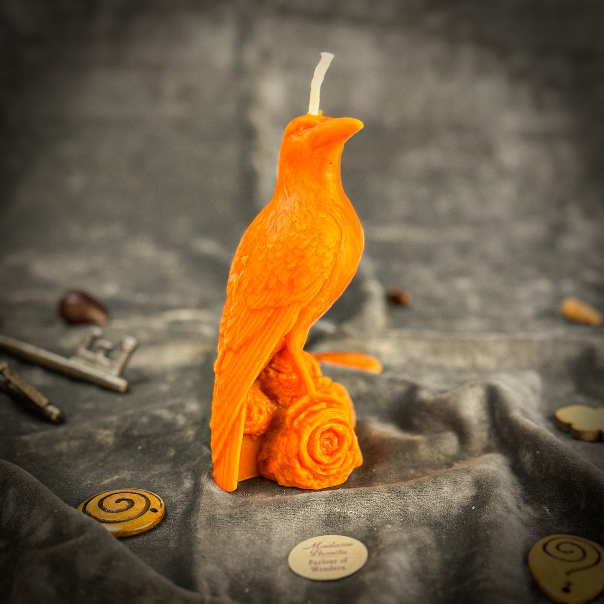 Raven Magic Candle Spell Kit - Intelligence & Spirit World Connection