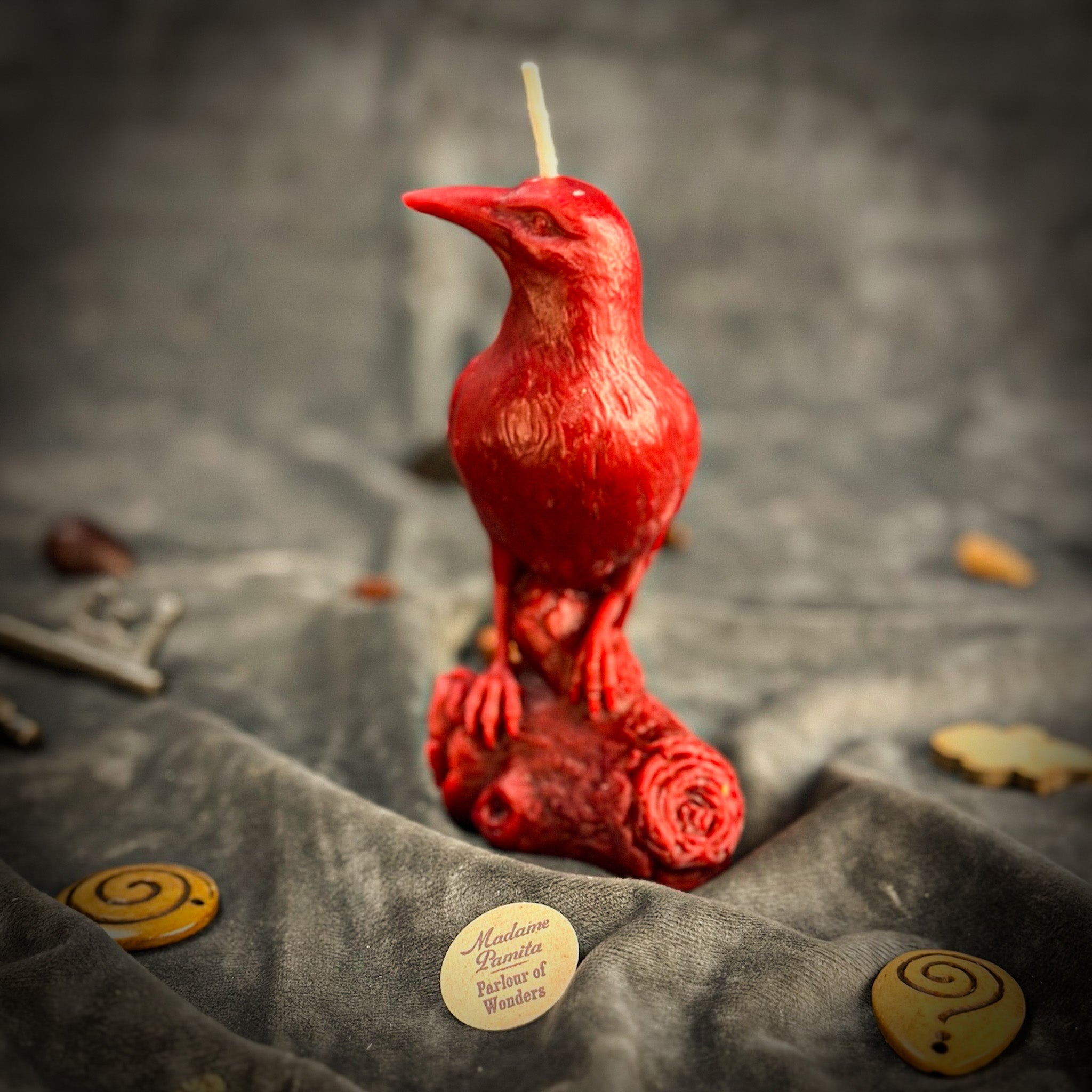 Raven Magic Candle Spell Kit - Intelligence & Spirit World Connection