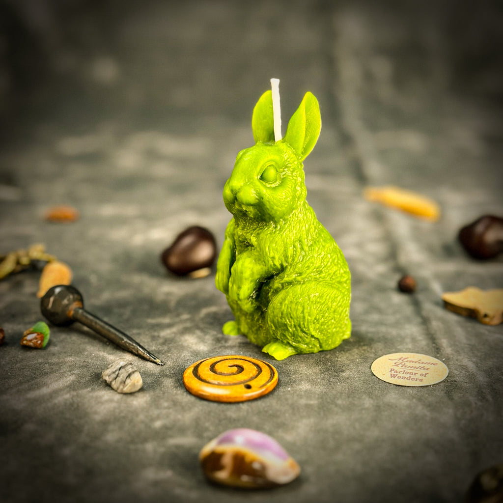 Enchanted Bunny Candle Spell Kit - Abundance & Quick Thinking Magic