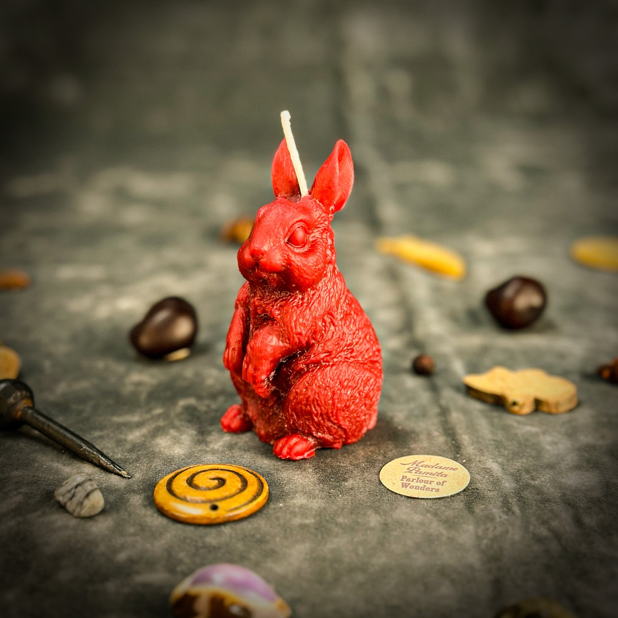 Enchanted Bunny Candle Spell Kit - Abundance & Quick Thinking Magic