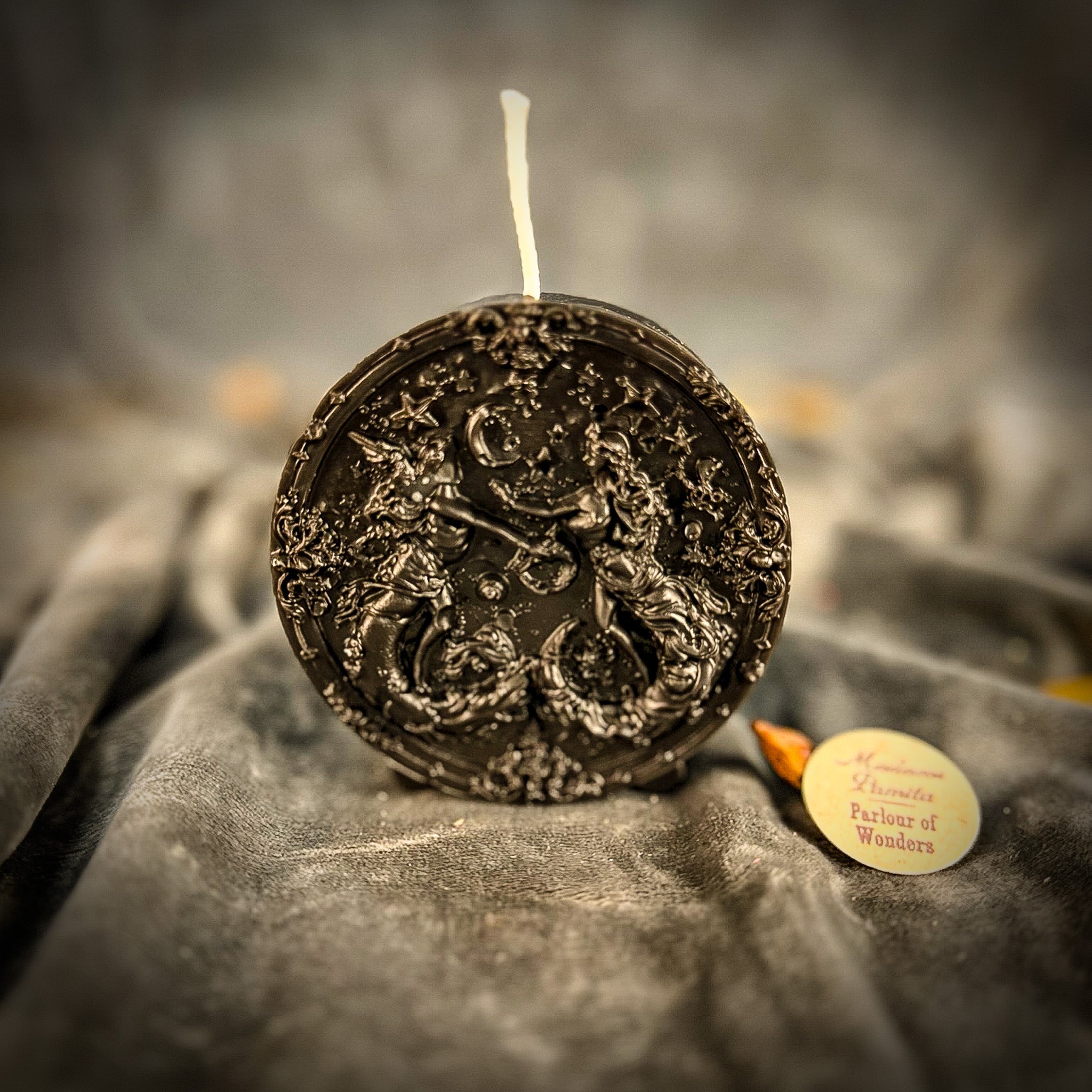 Beeswax Gemini Twins Zodiac Spell Candle - Communication, Creativity & Adaptability