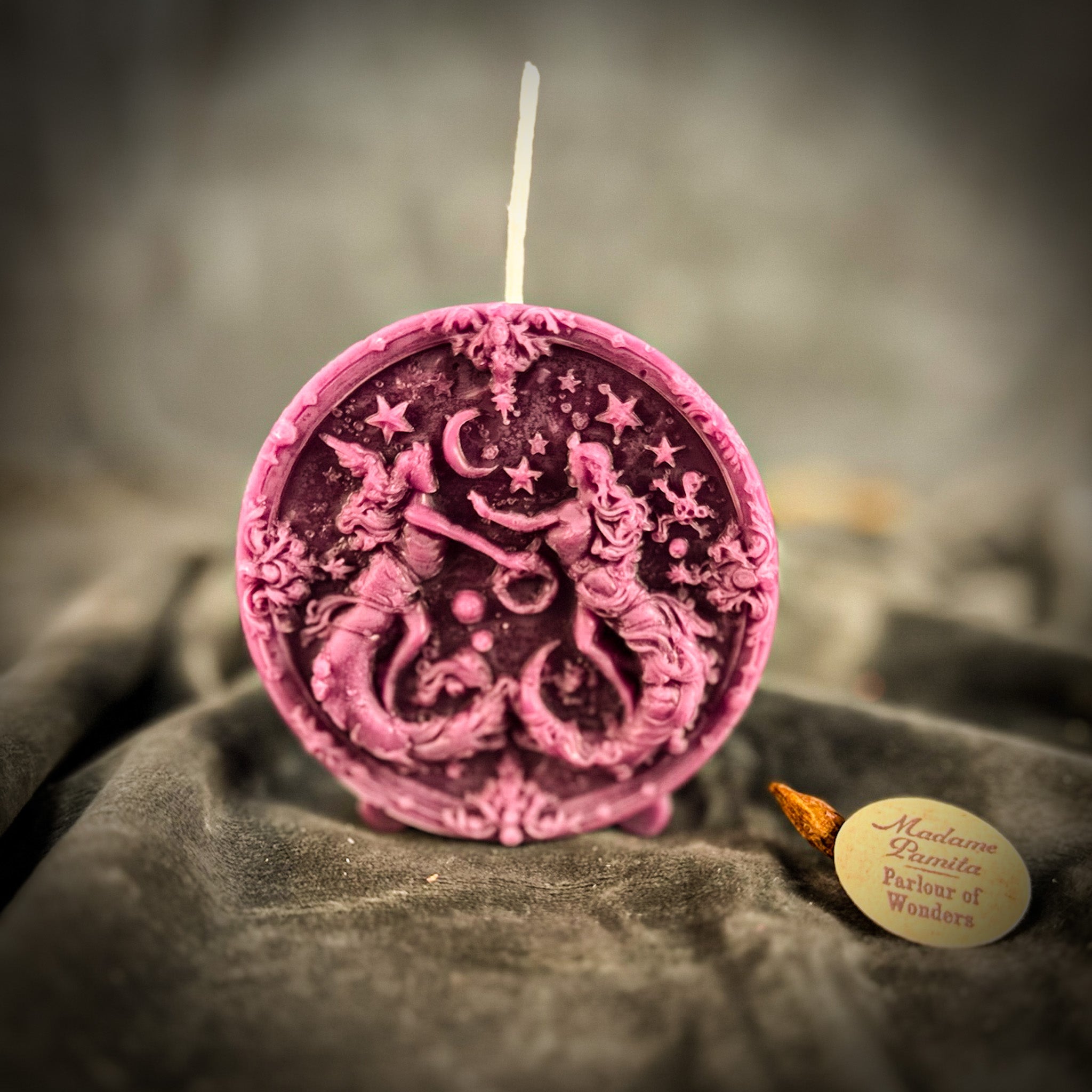 Beeswax Gemini Twins Zodiac Spell Candle - Communication, Creativity & Adaptability